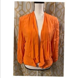Maurices ladies orange jacket size large